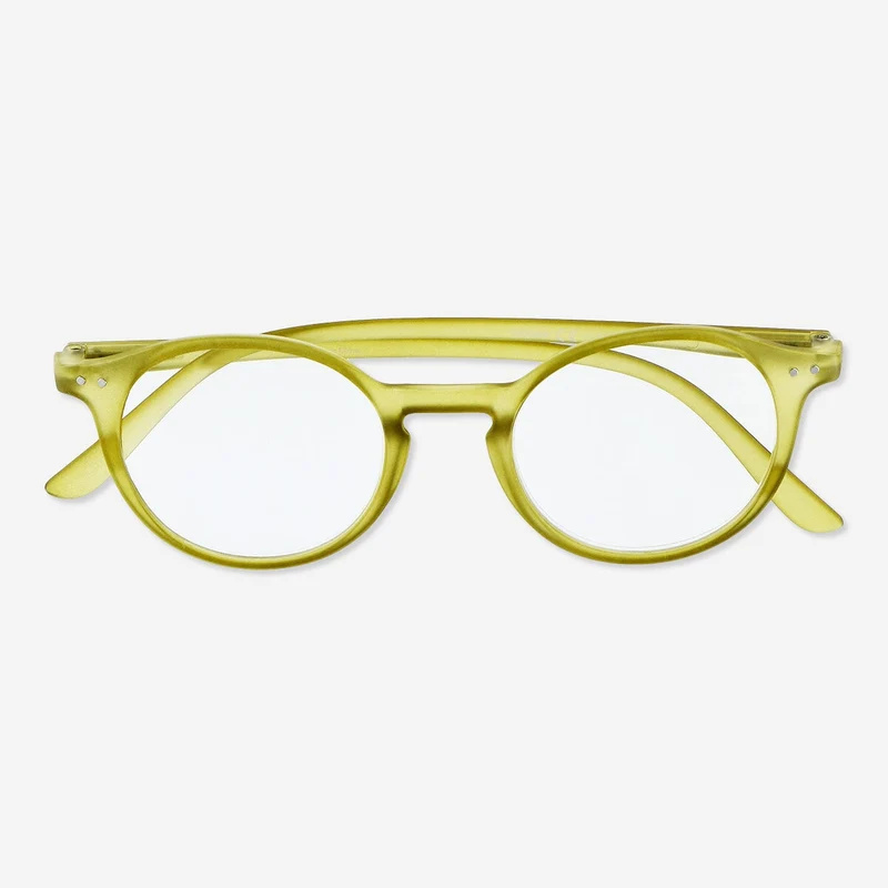 Green Reading Glasses with +2 Strength
