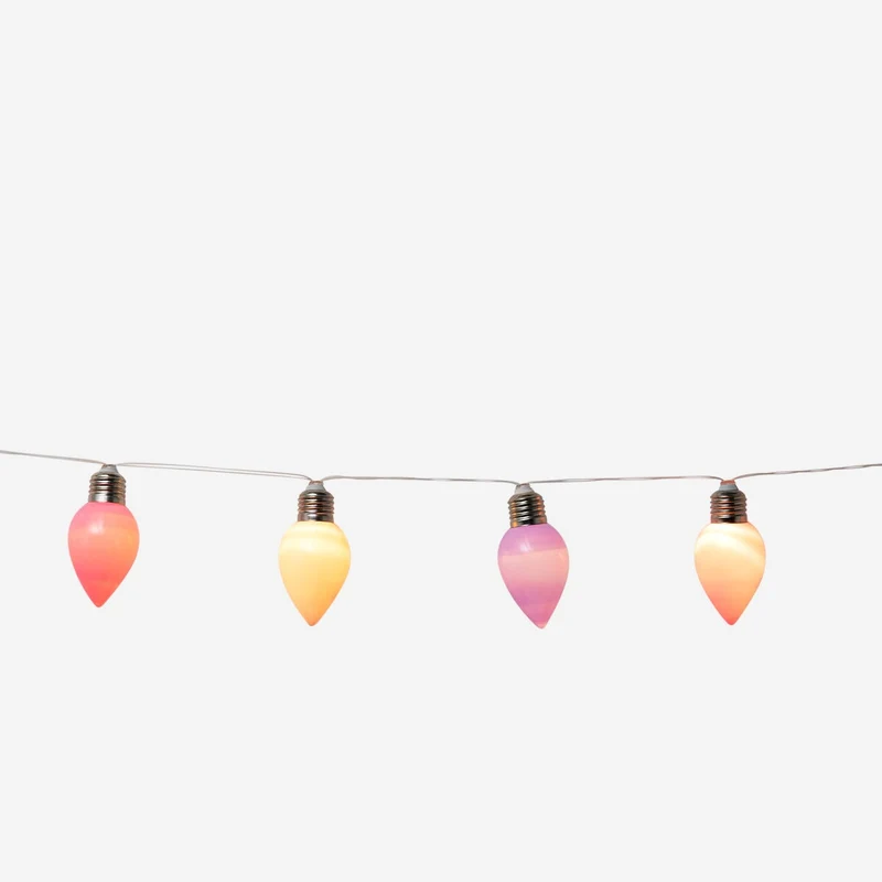 Bulb string lights. 285 cm