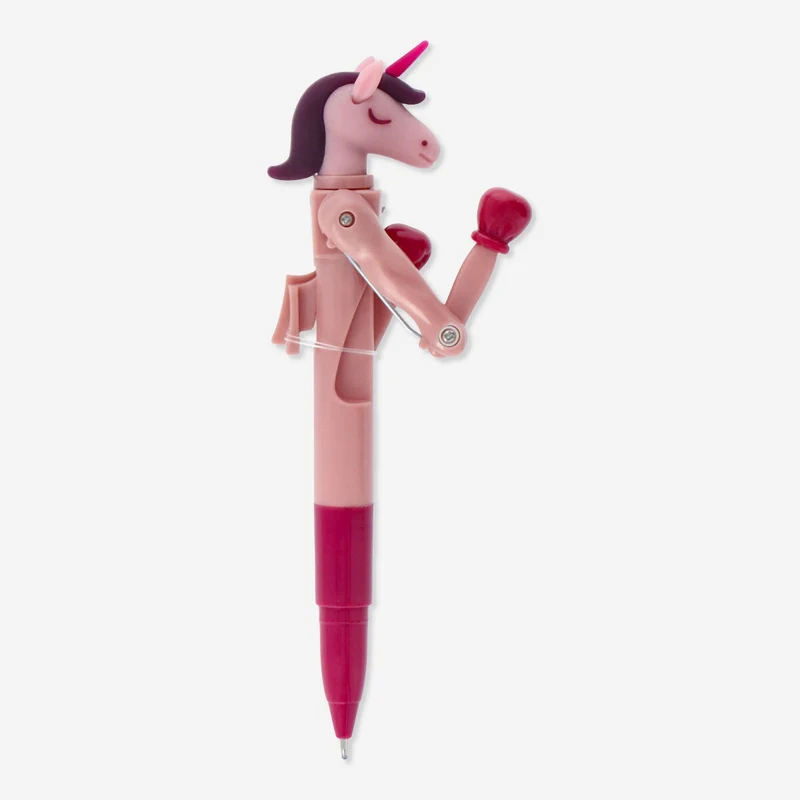 Punching unicorn ballpoint pen