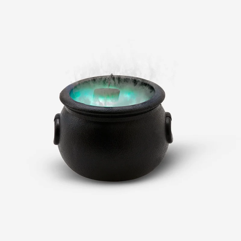 Colour changing fog machine cauldron