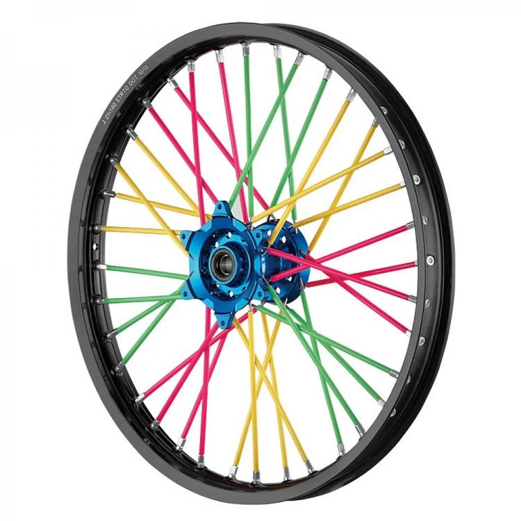 COPRIRAGGI COPRI RAGGI RUOTE BICI BICILETTA MOTO CROSS ENDURO MOTARD | 36 PEZZI