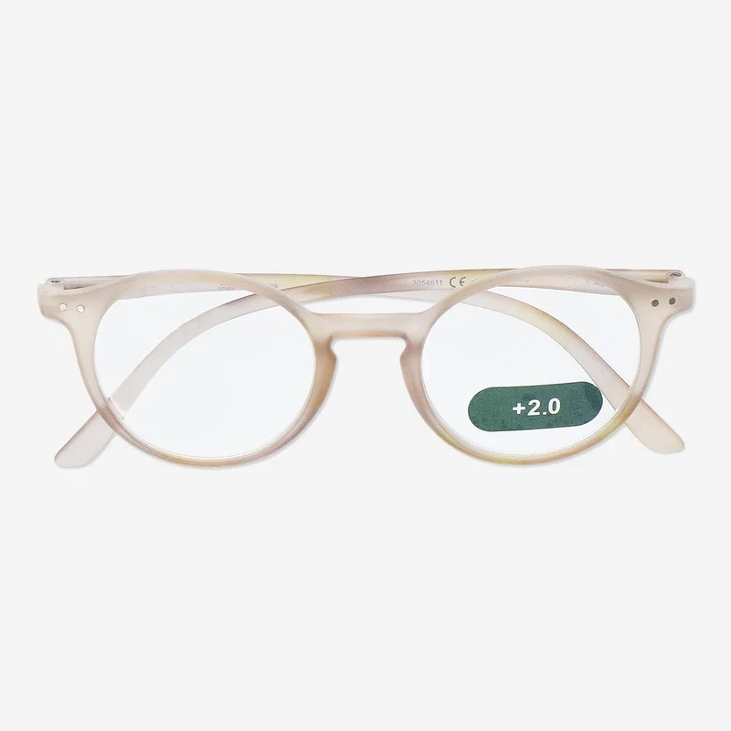 Reading glasses. +2