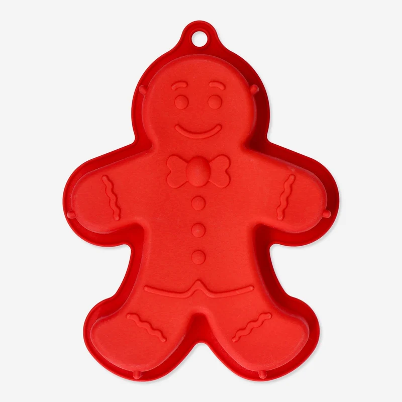 Gingerbread person shaped baking mold