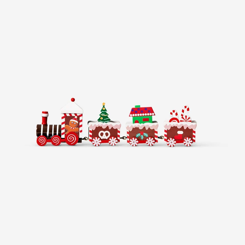 Gingerbread Train - 4 pcs