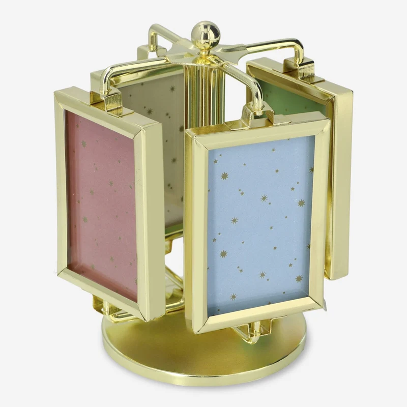 Gold photo carousel