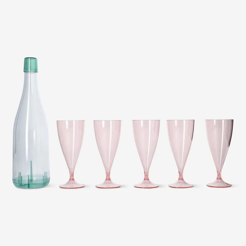 Champagne flutes. 5 pcs