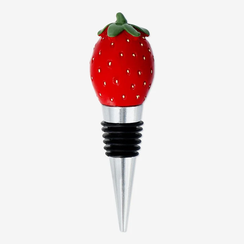 Strawberry wine stopper