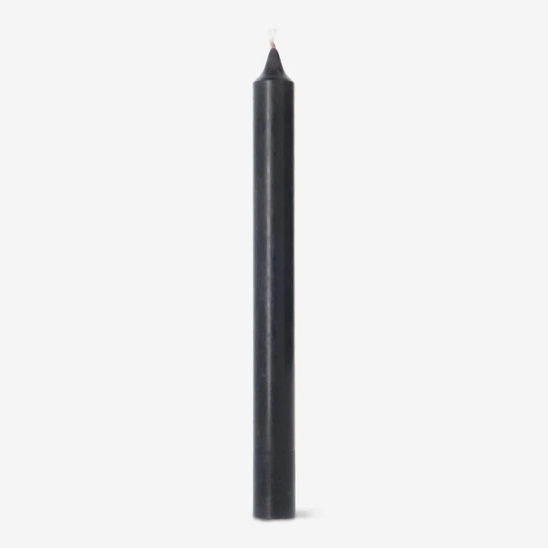 Black Dinner Candle - 24 cm