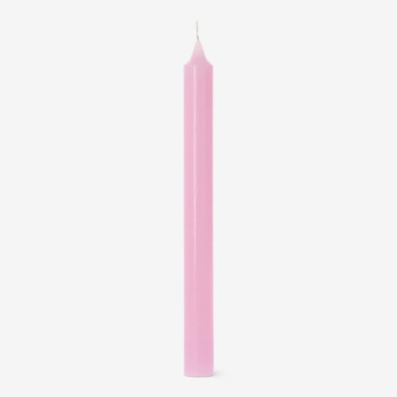 Pink Dinner Candle - 24 cm