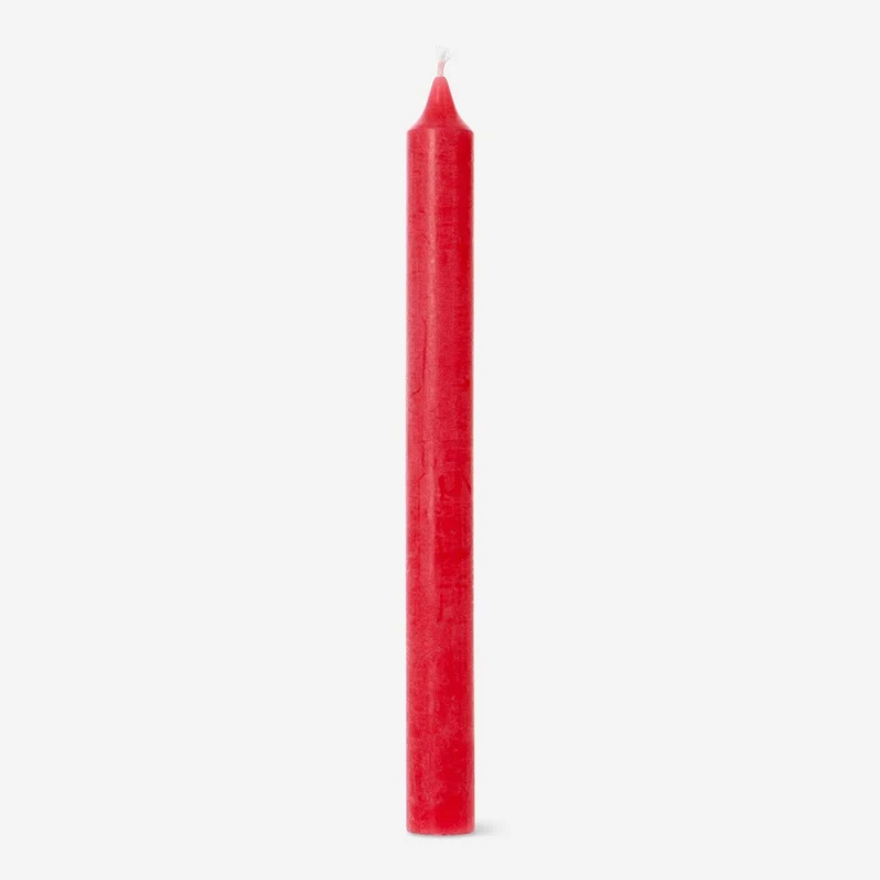 Red Dinner Candle - 24 cm