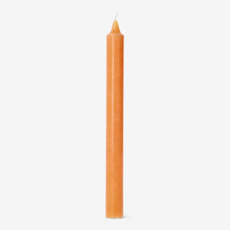 Orange Dinner Candle - 24 cm