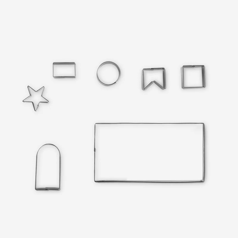 Cookie cutter set. For gingerbread house