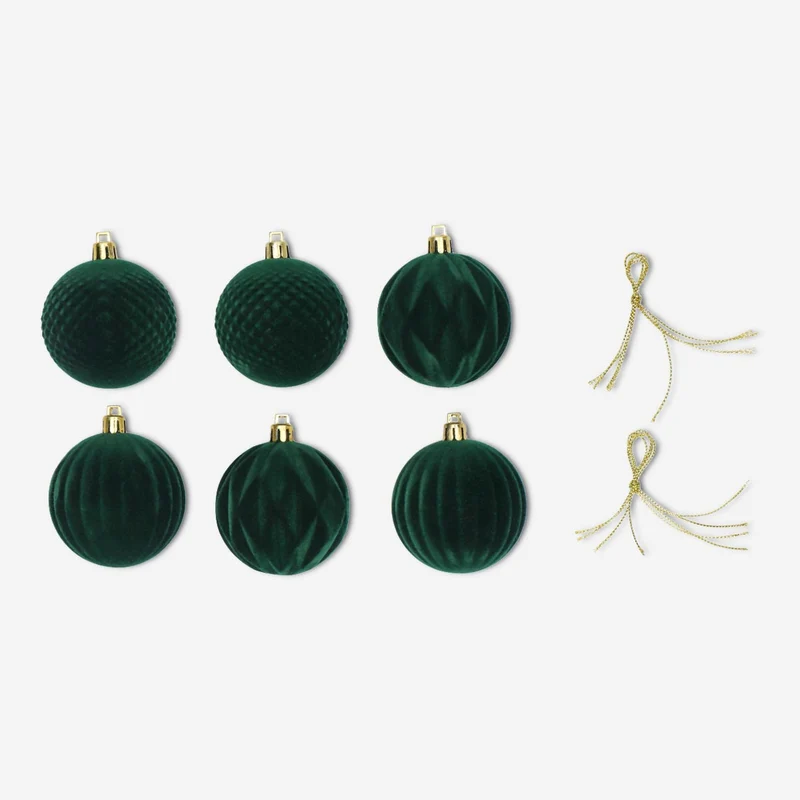 Christmas baubles. 6 pcs