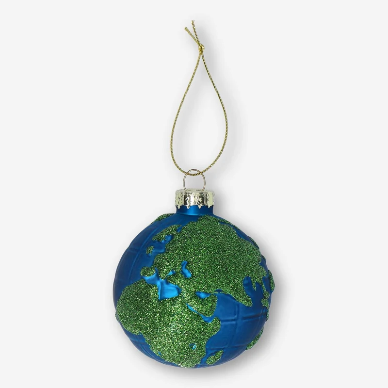 Christmas bauble. Earth