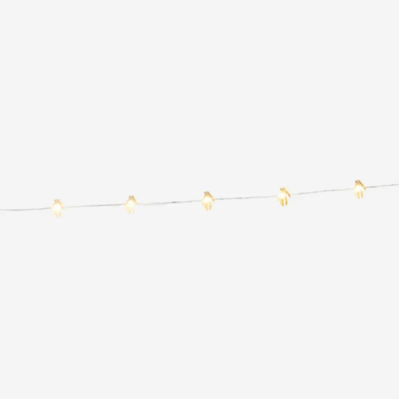 Skeleton hand string lights. 220 cm