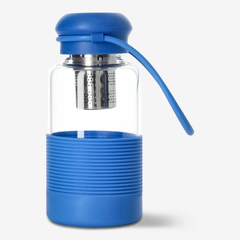 Bottle with tea strainer
