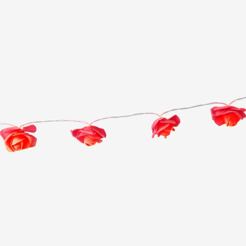 Rose string lights. 285 cm