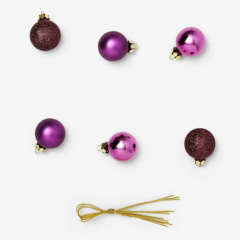 Baubles - 6 pcs