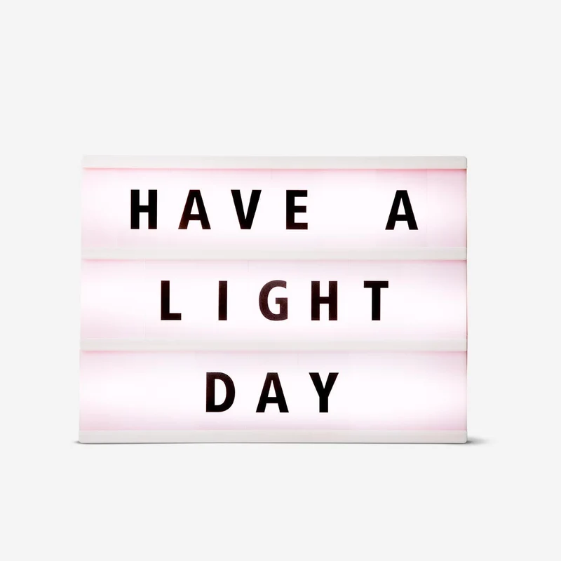 Light box. A4