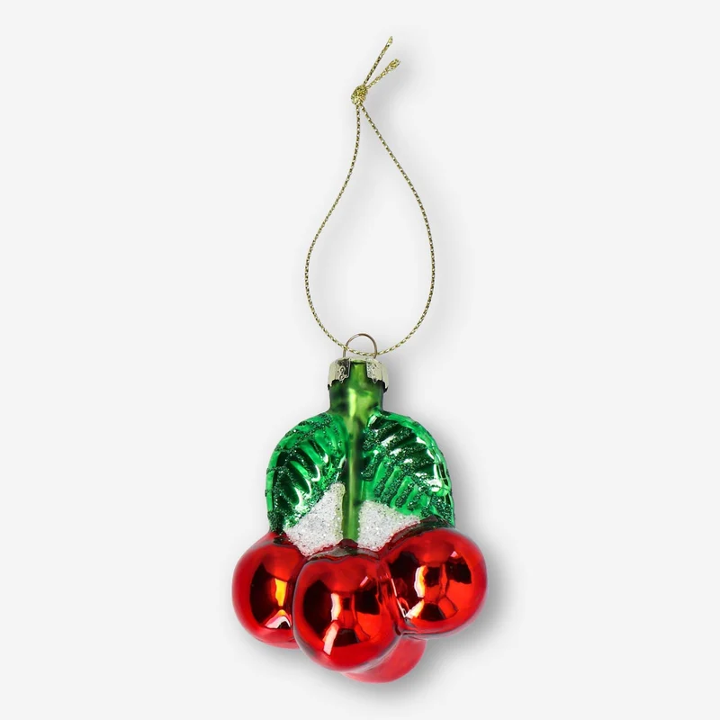 Christmas bauble. Cherry