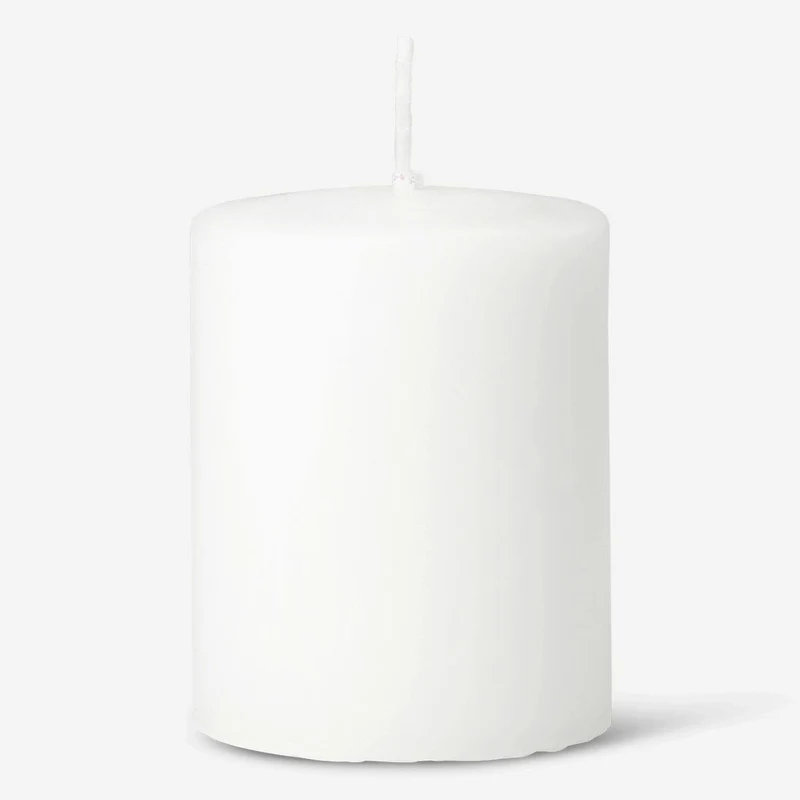 Pillar candle. 9 cm