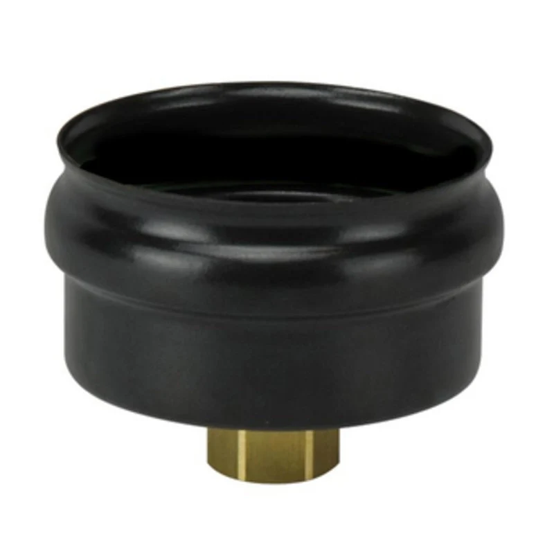 Scarico Condensa con Man Otton Stufa a Pellet Ø 8 cm Nero Opaco