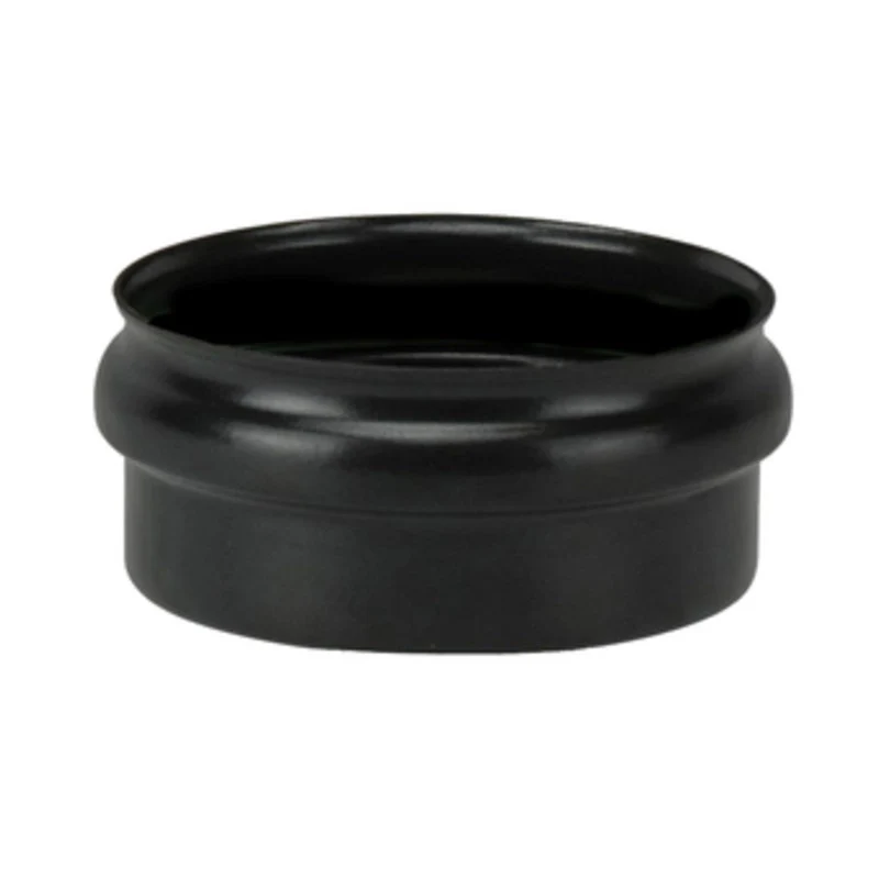 Stufa a Pellet Ø 10 cm Nero Opaco Scarico Condensa Cieco