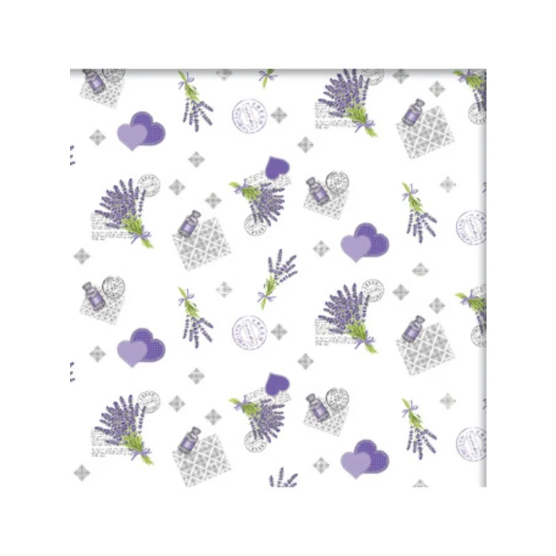 Tovagliato Fantasia Viola Futura Dis. 601.4 H 140 cm 20 ml