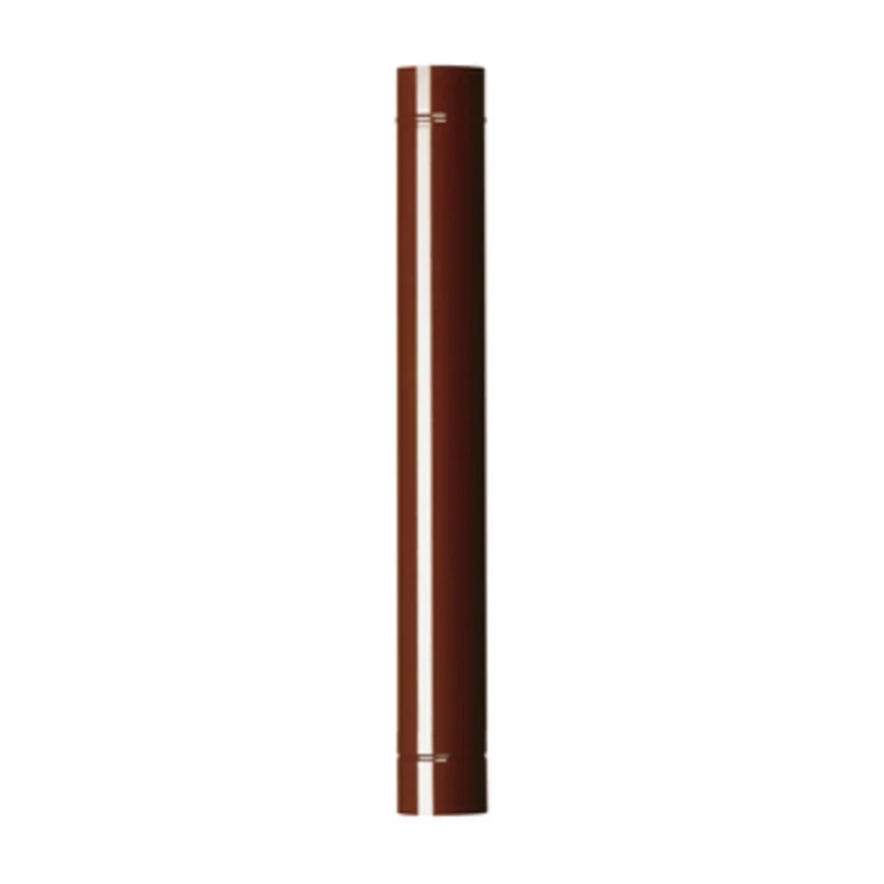 Tubo per Stufa H 100 cm Ø 12 cm Marrone 12 Pezzi