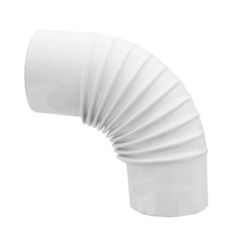 Stufa 90 Ø 12 cm Bianco Gomito per 12 Pezzi