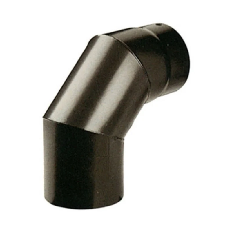 Gomito Plus Porcellanato 90 Ø 15 cm Nero Opaco