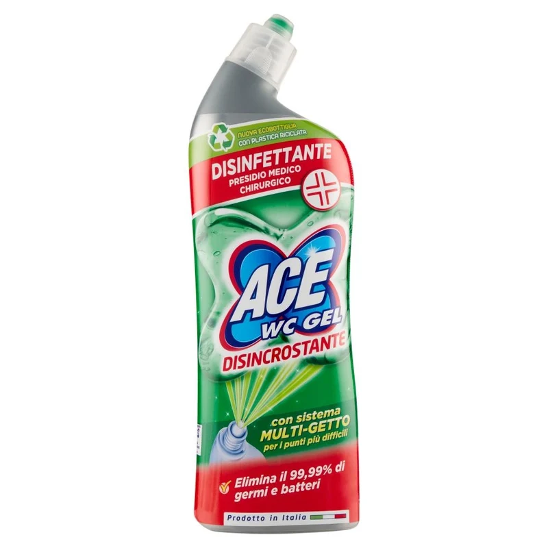 ACE WC GEL + SCARICO DISINCROSTANTE IN FORMATO DA 700 ML