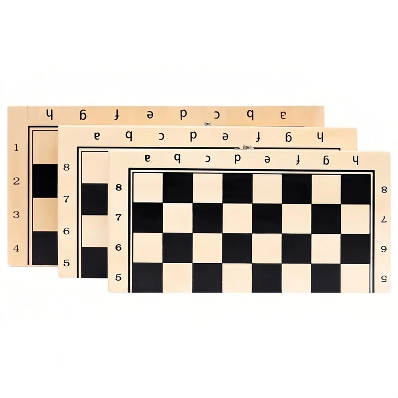 Three-in-One Wooden Game Set — Chess, Checkers & Backgammon, Portable