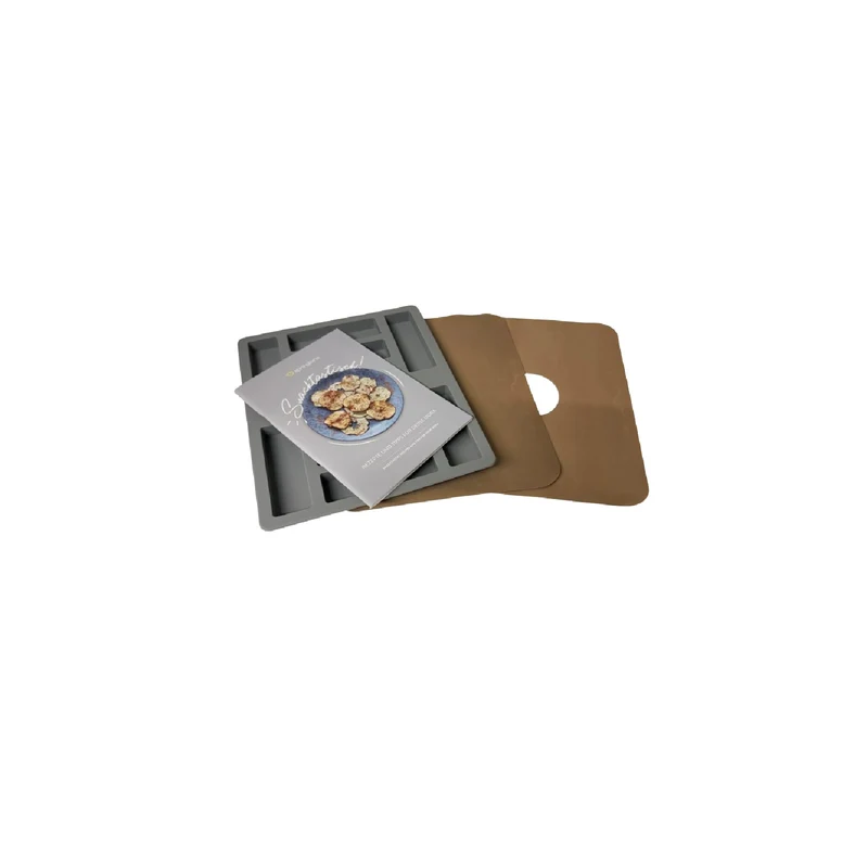 Dora Ersatzteilset (Backpapier, Rezeptheft, Silikonform)