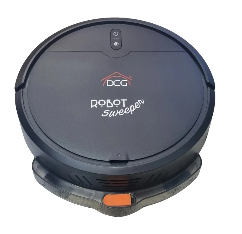 Robot Aspirapolvere DCG BS1026N Sweeper Aspira Lava Pavimenti Nero Telecomando