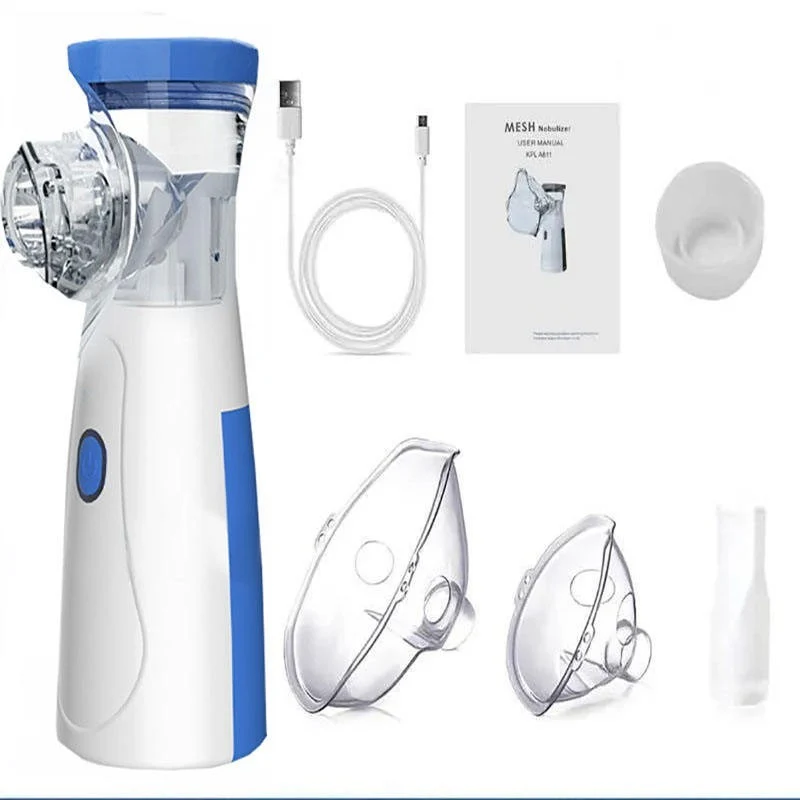Inalatore Aerosol Portatile Mini Mesh Nebulizzatore USB Adulti Bambini Animali