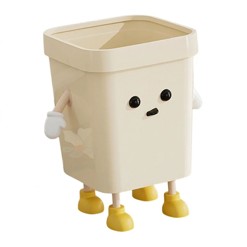 Creative Cute Trash Can — Open-Top Compost Bucket & Dustbin for Home