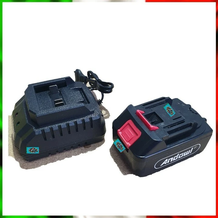 Batteria 48V + Caricabatteria Compatibile Motosega Decespugliatore Idropulitrice