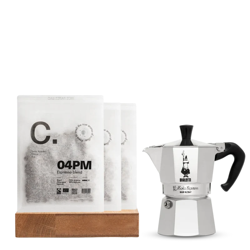 Coffret Bialetti Moka Express x Chronic.
