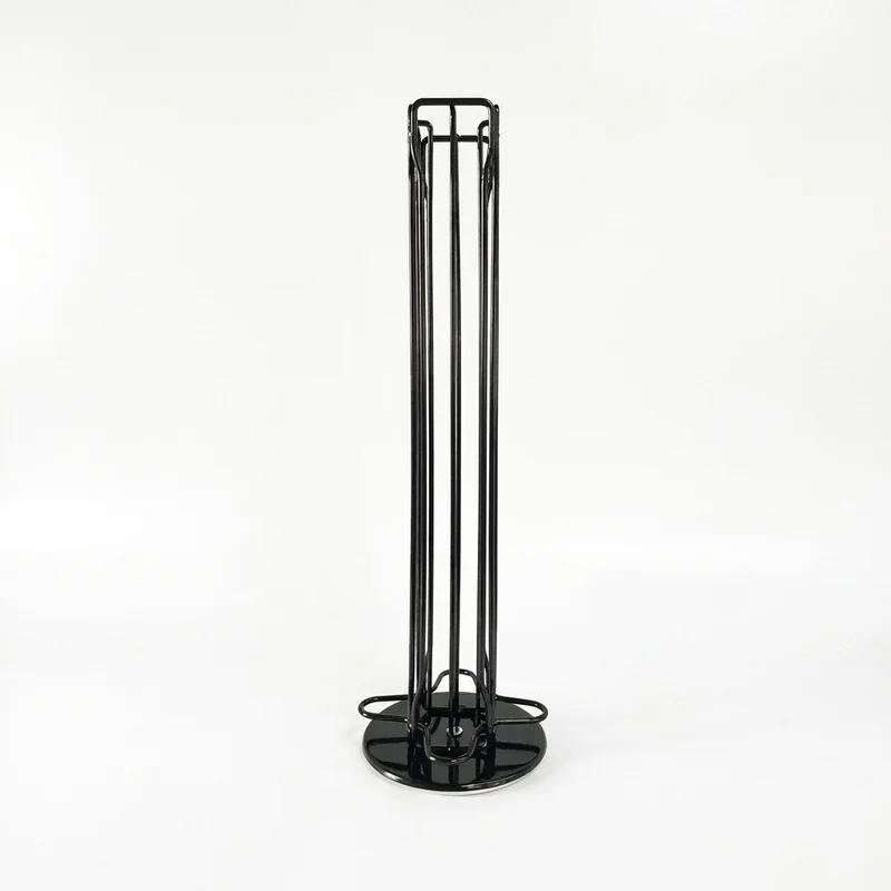 40‑Pod Rotating Coffee Capsule Holder — Metal Stand for Nespresso, Vertuo & Dolce Gusto (Black / Silver / Rose Gold)