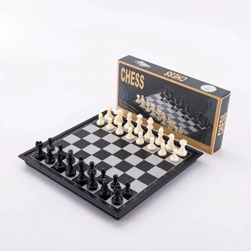 24cm Foldable Magnetic Chess Set — Tabletop Game (QLYX02)