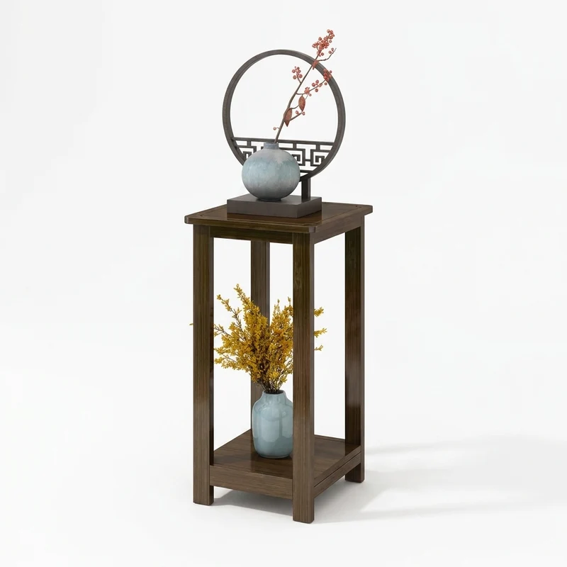 Multi-Tier Indoor Floor Plant Stand – Solid Wood Succulent Display Rack