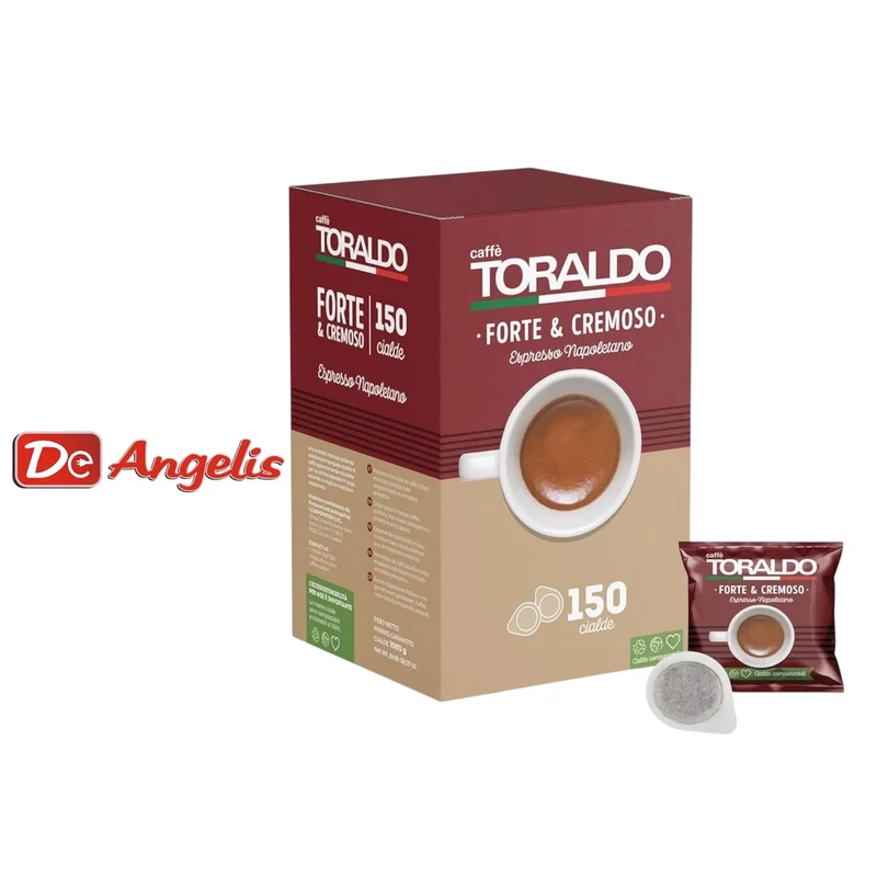 Caffè Toraldo: Forte e Cremoso 150 cialde
