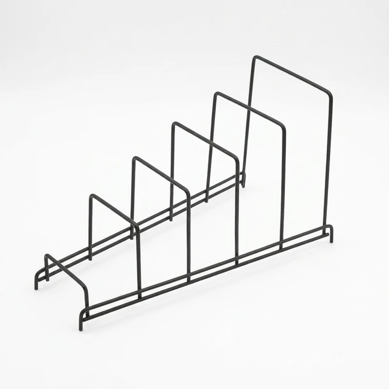 Iron Art Multi-Layer Kitchen Rack — Space-Saving Cutting Board & Lid Organiser