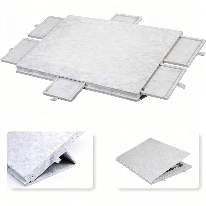 Tilting Puzzle Board with Stand and Cover — Portable 1000‑Piece Jigsaw Table with 6 Drawers
