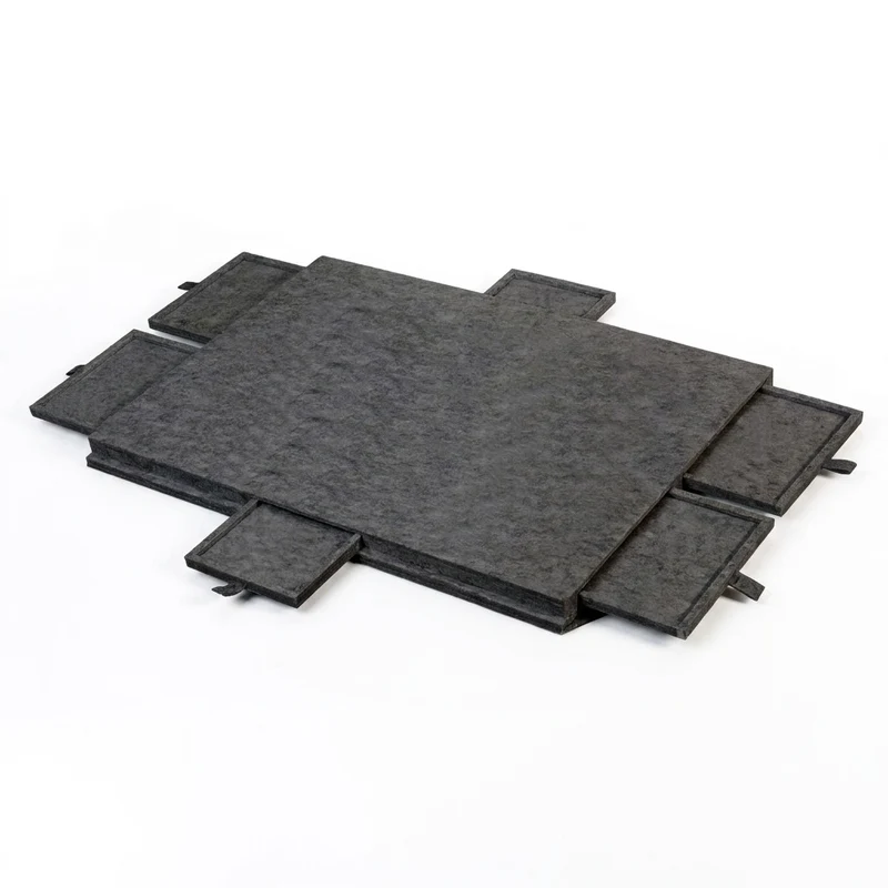 Portable Felt Puzzle Board Set — Foldable with Bracket Cover, Home & Office Organiser