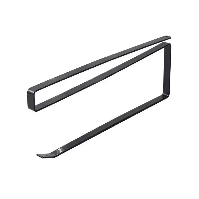 Paper Roll Holder — No-Drill Under-Cabinet Towel & Cling Film Rack (White/Black)