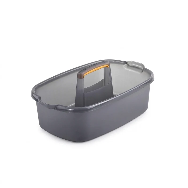 Cleaning Caddy with Handle – Portable Plastic Tote Organiser for Bathroom & Kitchen