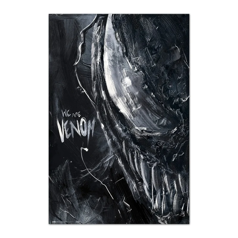 Maxi Poster Marvel (Venom Creepy) 91x61 cm Incorniciabile Casa Ufficio Locanda Nerd