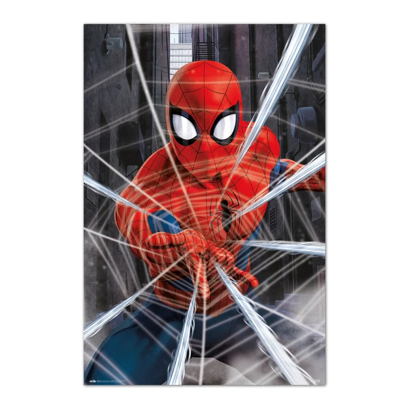 Maxi Poster Marvel (Spider-Man Gotcha) a Parete Cameretta Incorniciabile 91x61 cm - SPIDERMAN